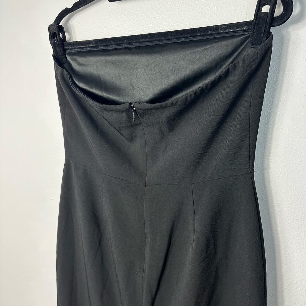 Lovers + Friends REVOLVE Dress Denise Midi Strapless Cutout Party Black M - Picture 8 of 8